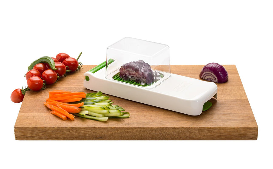 Transparent container for ALLIGATOR onion and garlic chopper